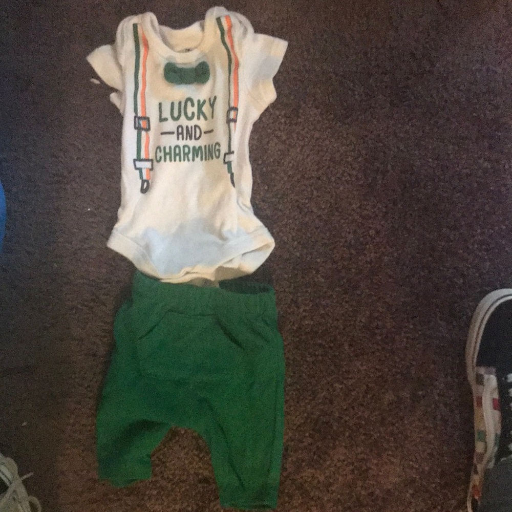 Newborn Boy St Patrick’s Day Onesie